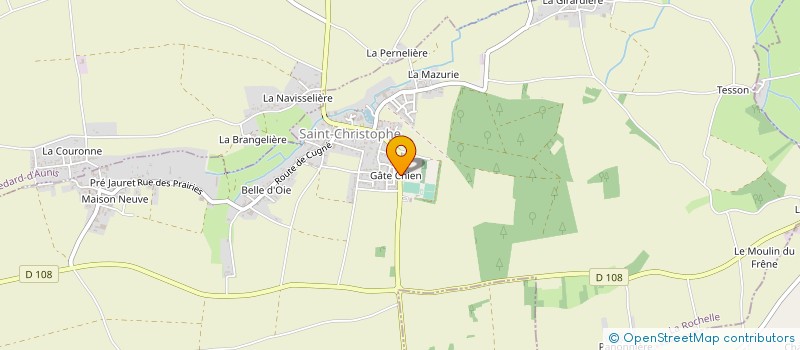 localisation de l'entreprise MONSIEUR PATRICK LOUIS JOSEPH MONTREUIL à SAINT-CHRISTOPHE