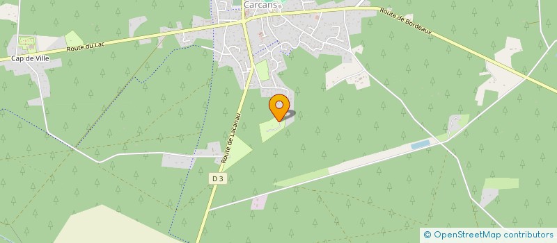 localisation de l'entreprise MONSIEUR PATRICK-LOUIS POLLET  CARCANS