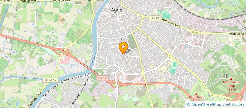 localisation de l'entreprise MONSIEUR PATRICK LOUISY à AGDE