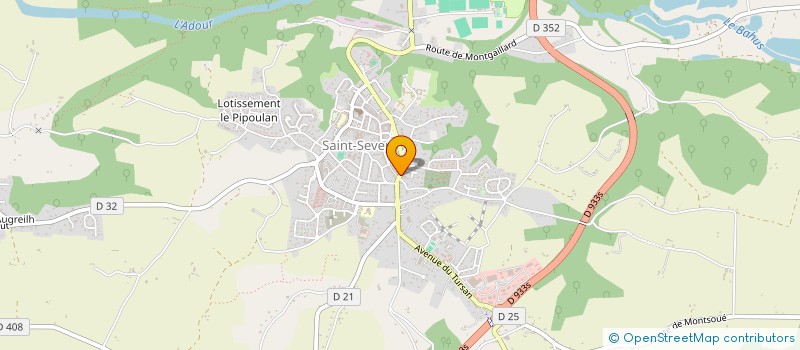 localisation de l'entreprise MONSIEUR PATRICK LOUPRET  SAINT-SEVER