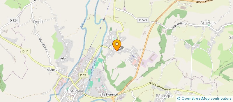 localisation de l'entreprise MONSIEUR PATRICK LOUSTAU à AICIRITS-CAMOU-SUHAST