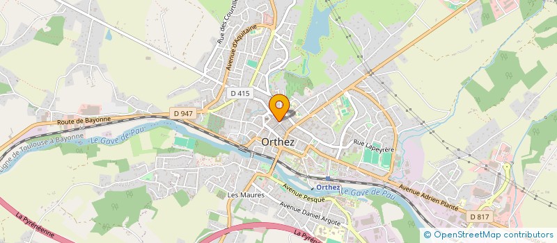 localisation de l'entreprise MONSIEUR PATRICK LOUSTAUNAU  ORTHEZ