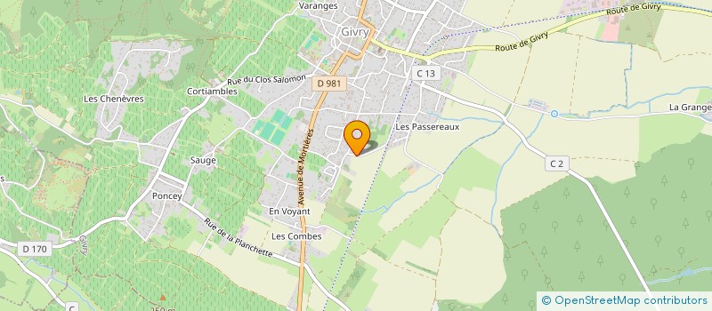 localisation de l'entreprise MONSIEUR PATRICK LOUVIOT  GIVRY