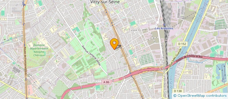 localisation de l'entreprise MONSIEUR PATRICK LU à VITRY-SUR-SEINE
