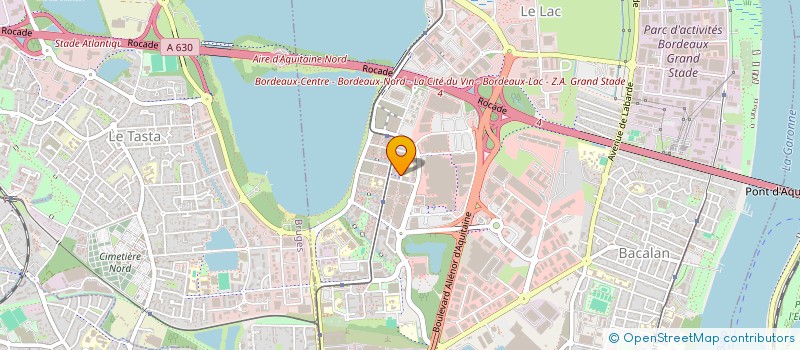 localisation de l'entreprise MONSIEUR PATRICK LUBAT  LE BOUSCAT