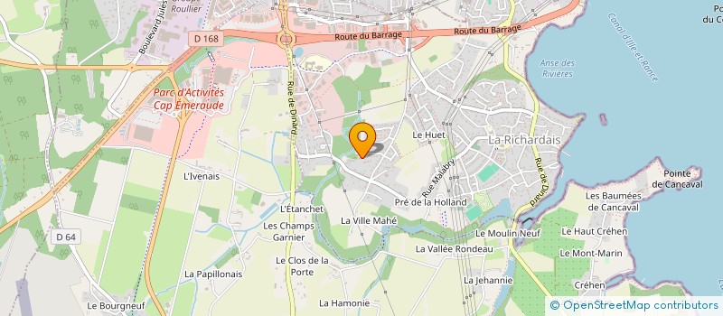 localisation de l'entreprise MONSIEUR PATRICK LUBERT à LA RICHARDAIS