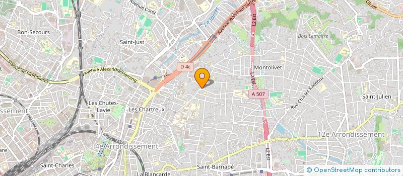 localisation de l'entreprise MONSIEUR PATRICK LUCOR à MARSEILLE