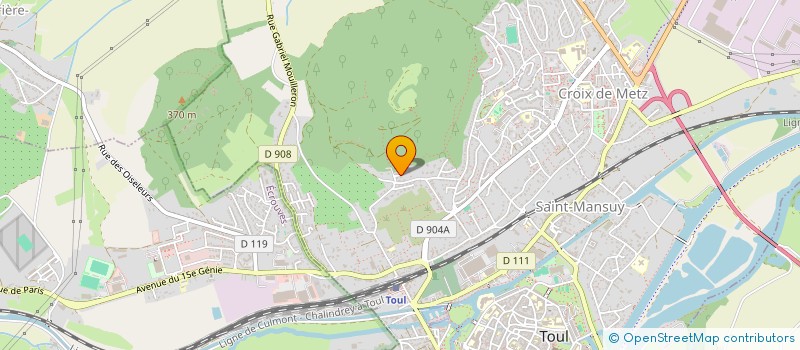 localisation de l'entreprise MONSIEUR PATRICK LUCOT  TOUL