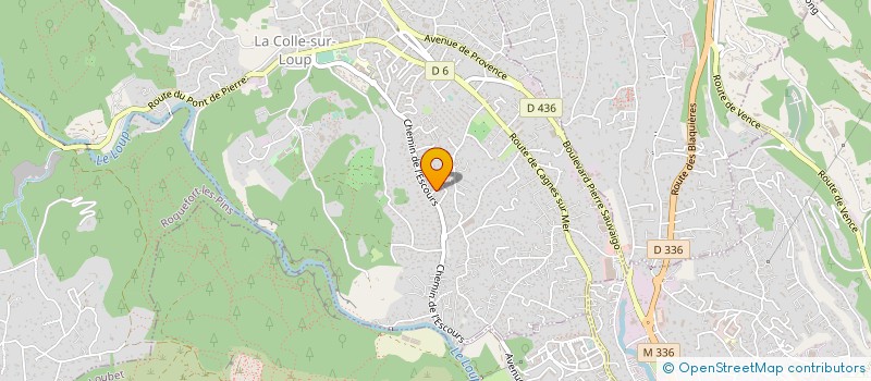 localisation de l'entreprise MONSIEUR PATRICK LUQUET  SAINT-CEZAIRE-SUR-SIAGNE