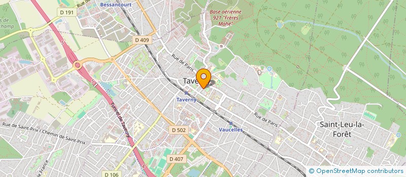 localisation de l'entreprise MONSIEUR PATRICK LUQUIAUD à TAVERNY