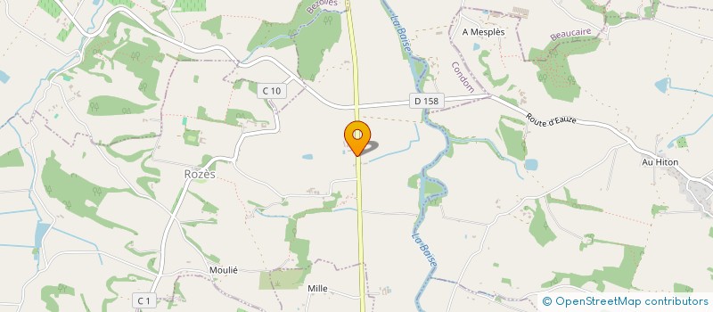 localisation de l'entreprise MONSIEUR PATRICK LUSSAN  ROZES