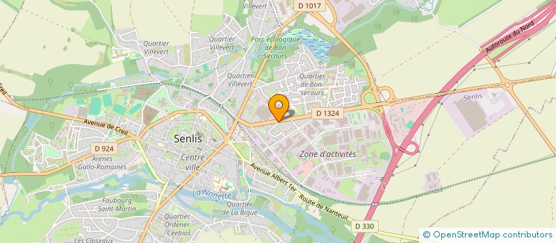 localisation de l'entreprise MONSIEUR PATRICK LUZURIER à SENLIS