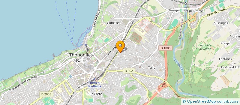 localisation de l'entreprise MONSIEUR PATRICK MABIALAH à THONON-LES-BAINS
