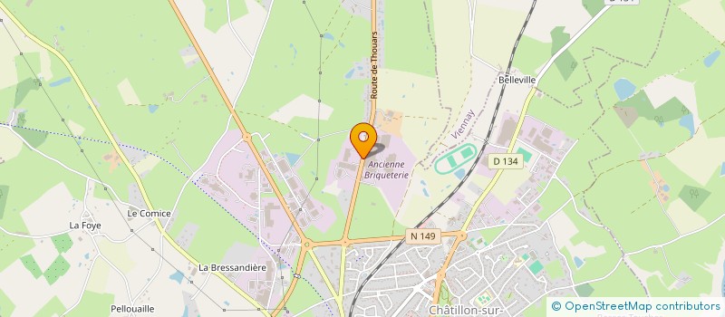 localisation de l'entreprise MONSIEUR PATRICK MACE à CHATILLON-SUR-THOUET