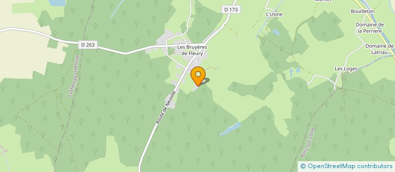 localisation de l'entreprise MONSIEUR PATRICK MACHAVOINE  FLEURY-SUR-LOIRE