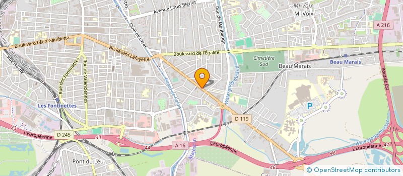 localisation de l'entreprise MONSIEUR PATRICK MACHIN  CALAIS