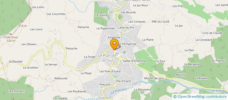 localisation de l'entreprise MONSIEUR PATRICK MACIS à SAINTE-MAXIME