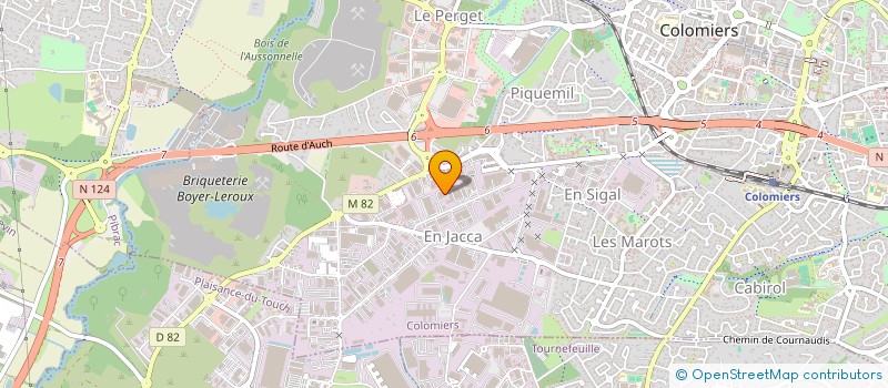 localisation de l'entreprise MONSIEUR PATRICK MADISSE à COLOMIERS