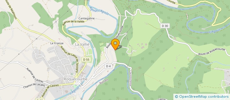 localisation de l'entreprise MONSIEUR PATRICK MAFFRE  LACROUZETTE