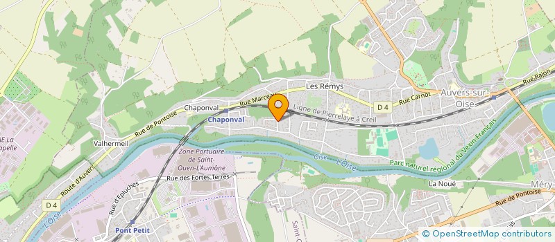 localisation de l'entreprise MONSIEUR PATRICK MAGNIENT  AUVERS-SUR-OISE