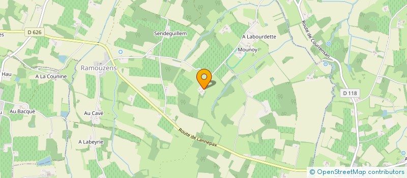 localisation de l'entreprise MONSIEUR PATRICK MAGNIN à RAMOUZENS