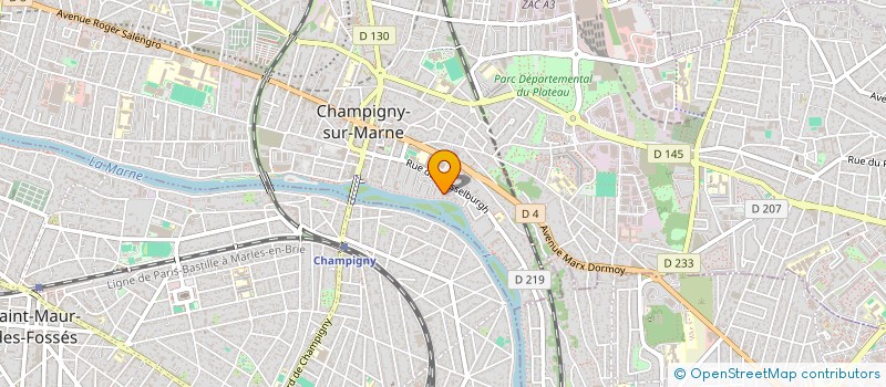 localisation de l'entreprise MONSIEUR PATRICK MAILLET à CHAMPIGNY-SUR-MARNE
