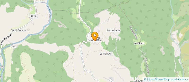 localisation de l'entreprise MONSIEUR PATRICK MAIRE  CHAMPTERCIER