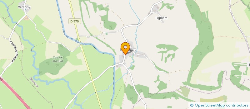 localisation de l'entreprise MONSIEUR PATRICK MAIRET  BEURIZOT