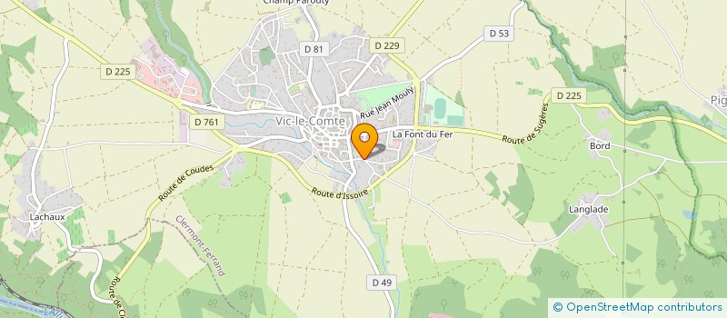 localisation de l'entreprise MONSIEUR PATRICK MAISTRELLO à VIC-LE-COMTE