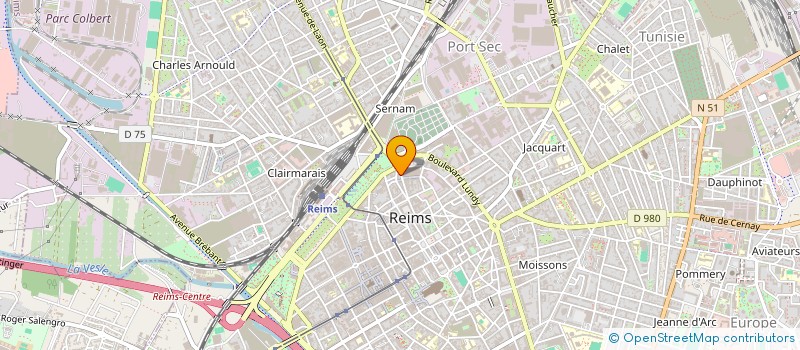 localisation de l'entreprise MONSIEUR PATRICK MAKANDA  REIMS