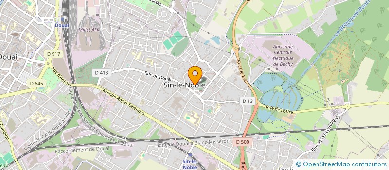 localisation de l'entreprise MONSIEUR PATRICK MALENGA à SIN-LE-NOBLE