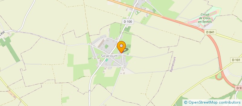localisation de l'entreprise MONSIEUR PATRICK MALEWICZ à SIRACOURT
