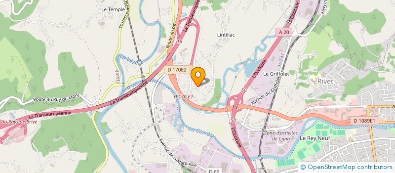 localisation de l'entreprise MONSIEUR PATRICK MALEYRIE  USSAC