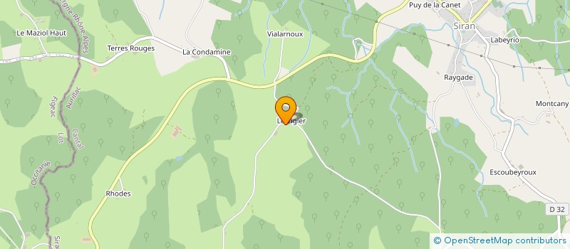 localisation de l'entreprise MONSIEUR PATRICK MALGOUZOU à SIRAN