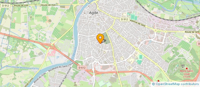 localisation de l'entreprise MONSIEUR PATRICK MALHURET  AGDE