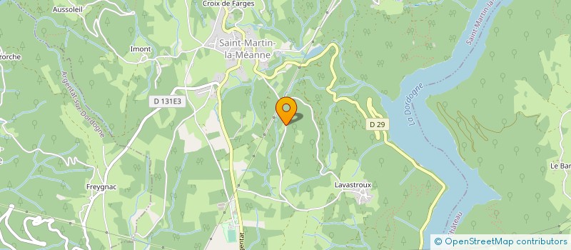 localisation de l'entreprise MONSIEUR PATRICK MALIDIN à ARGENTAT-SUR-DORDOGNE