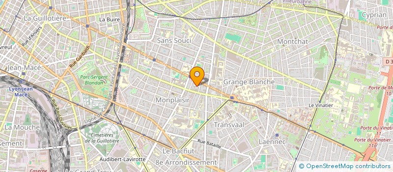 localisation de l'entreprise MONSIEUR PATRICK MALISSARD  LYON