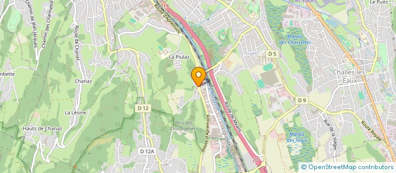 localisation de l'entreprise MONSIEUR PATRICK MALLET  GRESY-SUR-AIX