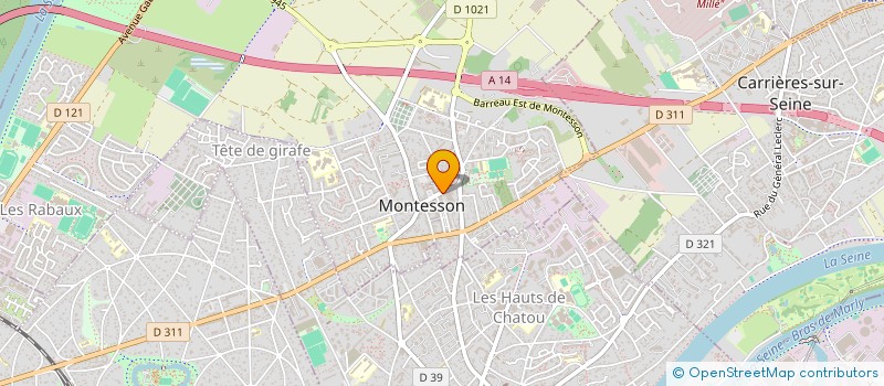 localisation de l'entreprise MONSIEUR PATRICK MALLET à MONTESSON
