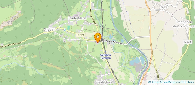 localisation de l'entreprise MONSIEUR PATRICK MALMONT  TROUBAT