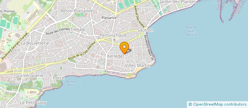 localisation de l'entreprise MONSIEUR PATRICK MANCEL  SAINT-NAZAIRE