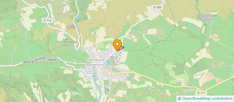 localisation de l'entreprise MONSIEUR PATRICK MANFREDI  VILLENEUVE-MINERVOIS