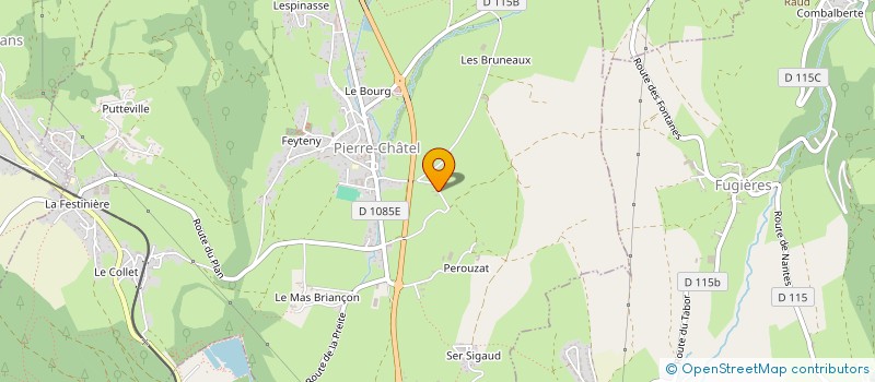 localisation de l'entreprise MONSIEUR PATRICK MANGANI  PIERRE-CHATEL