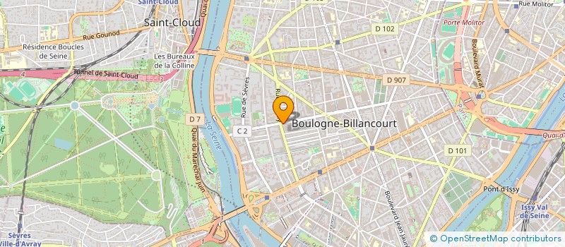 localisation de l'entreprise MONSIEUR PATRICK MANSART à BOULOGNE-BILLANCOURT