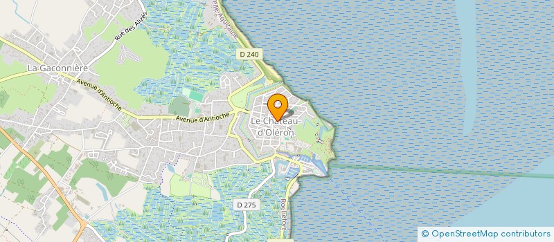 localisation de l'entreprise MONSIEUR PATRICK MANTEAU à LE CHATEAU-D'OLERON
