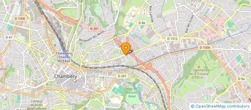 localisation de l'entreprise MONSIEUR PATRICK MANTELLO  CHAMBERY