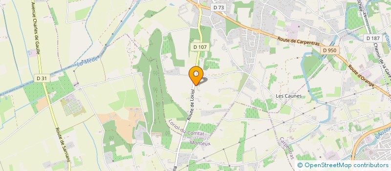 localisation de l'entreprise MONSIEUR PATRICK MARAIS  LORIOL-DU-COMTAT