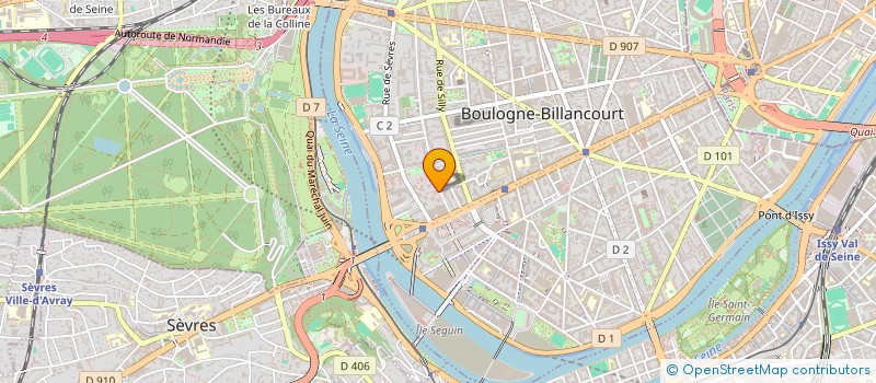 localisation de l'entreprise MONSIEUR PATRICK MARAIS  BOULOGNE-BILLANCOURT