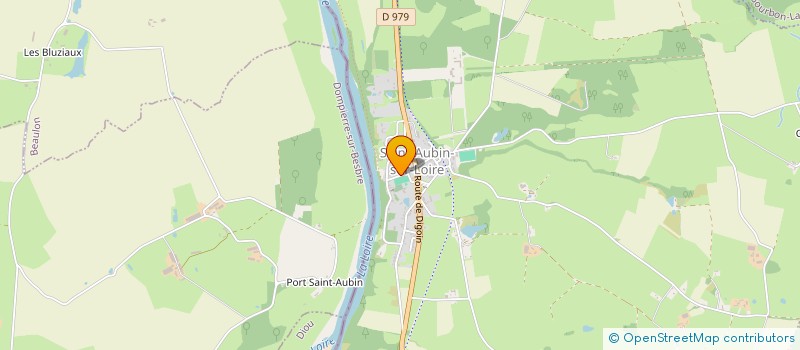 localisation de l'entreprise MONSIEUR PATRICK MARAVAT  SAINT-AUBIN-SUR-LOIRE