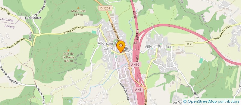 localisation de l'entreprise MONSIEUR PATRICK MARBOEUF  LES HOUCHES